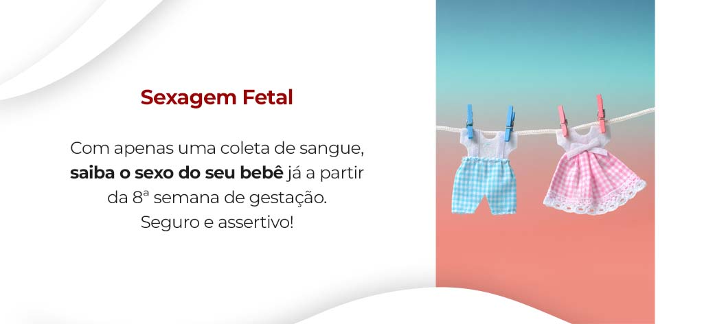 Laboratório Carlos Chagas: Exame Sexagem Fetal